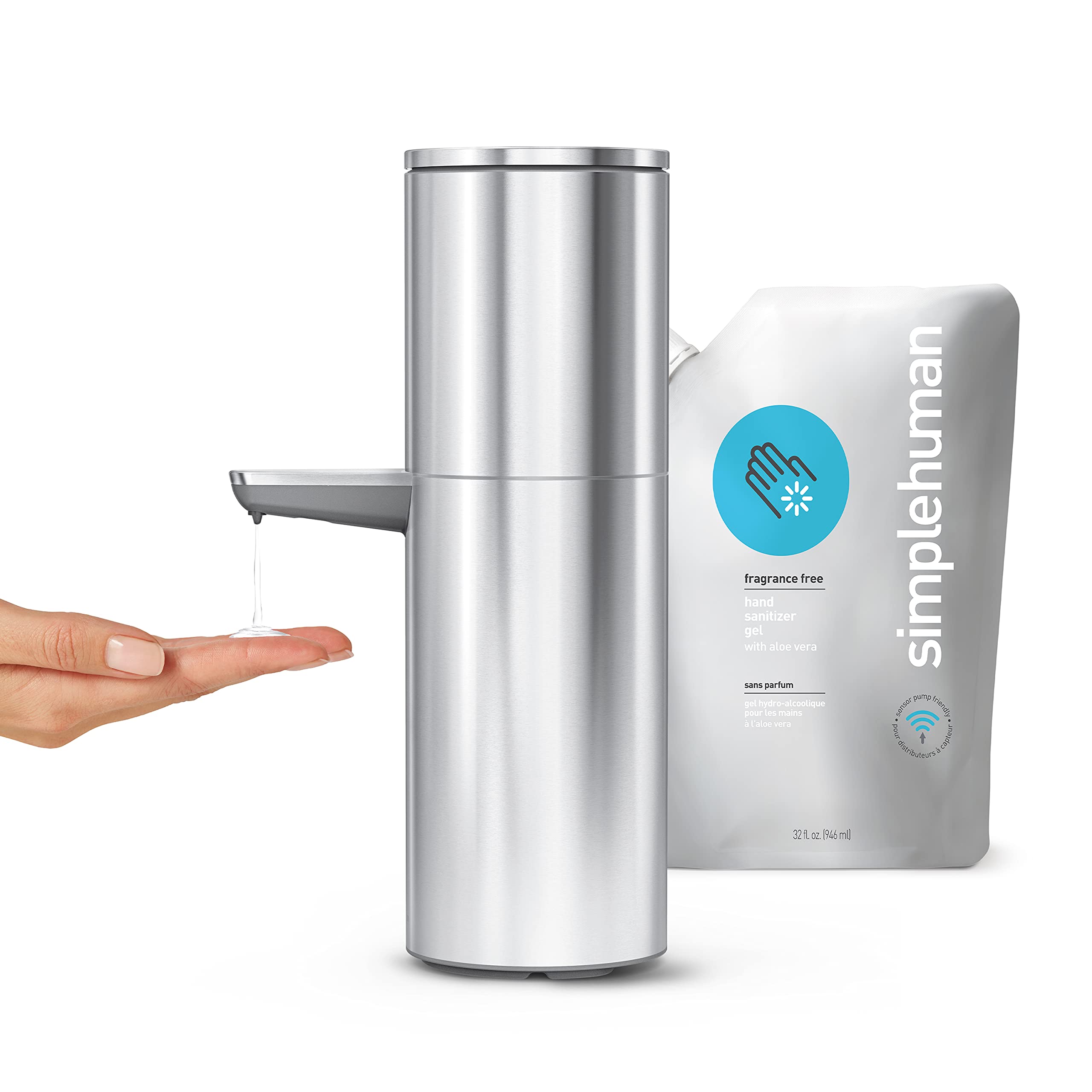 simplehuman-st1500-sensorspender-946-ml-edelstahl-ber-hrungslos image 7