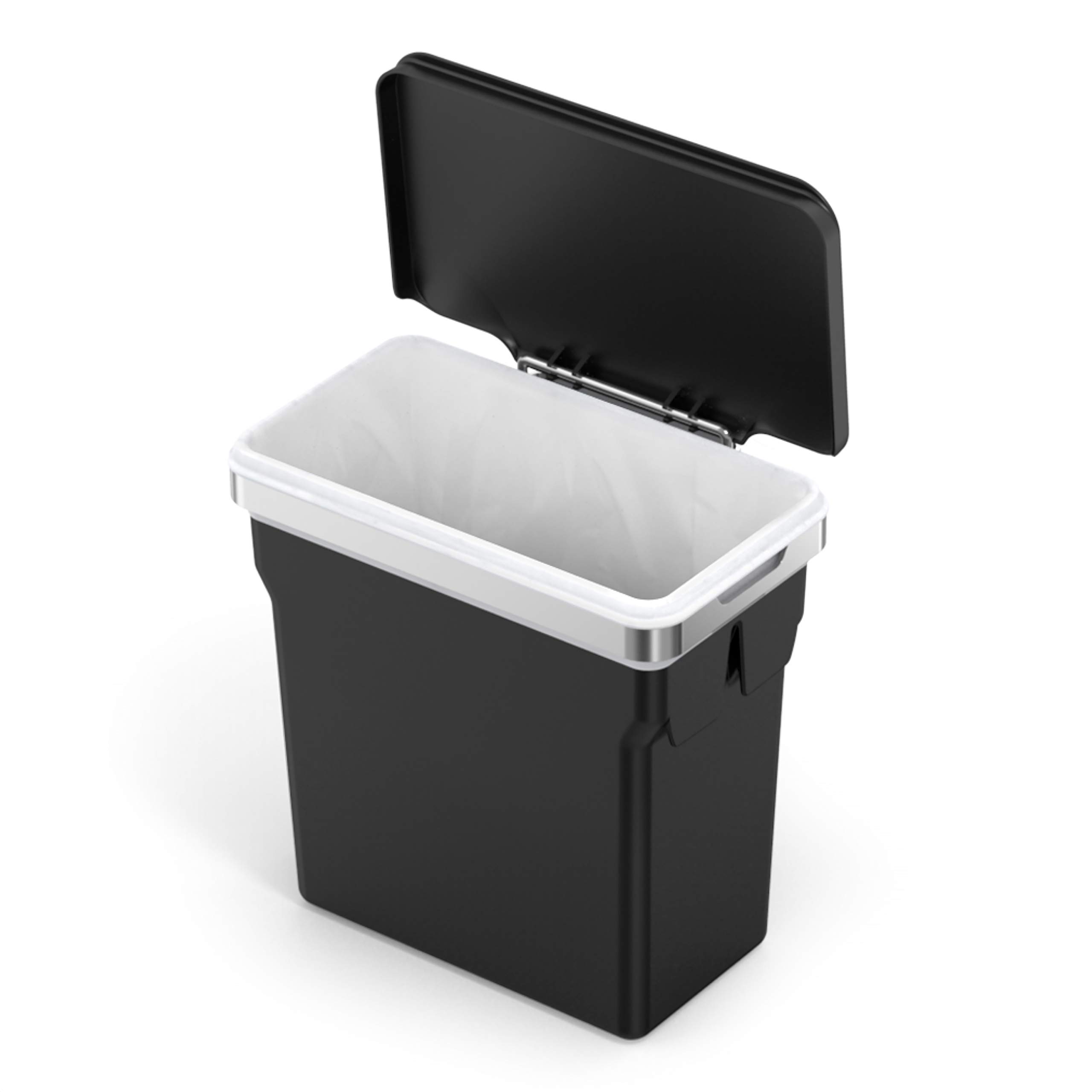simplehuman-cw1643-schrank-abfalleimer-10-l-mit-deckel-wei image 4