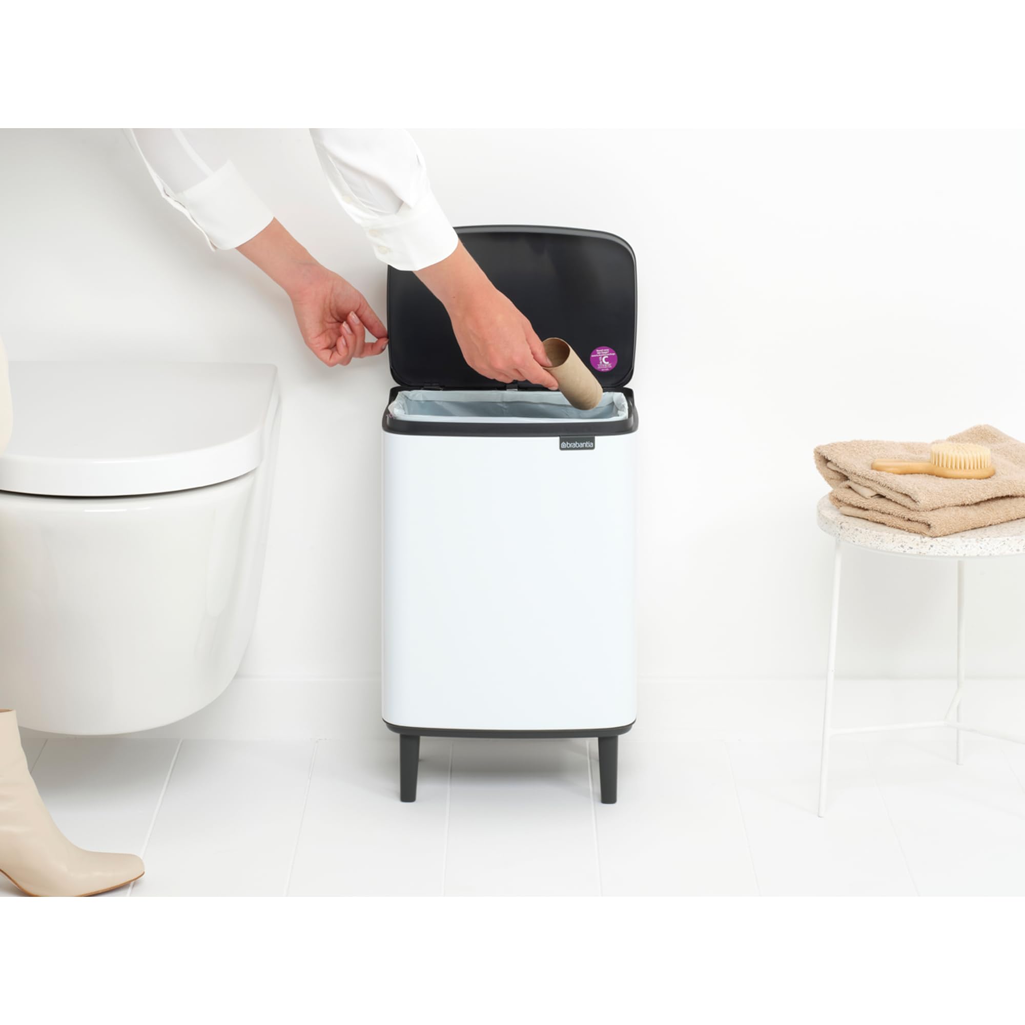 brabantia-m-lleimer-bo-hi-12l-abfalleimer-mattschwarz-soft-close-bad image 7