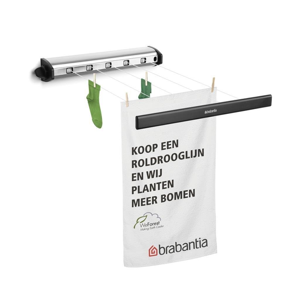 brabantia-laundry-w-scheleine-wand-edelstahl-22-m-ausziehbar image 3