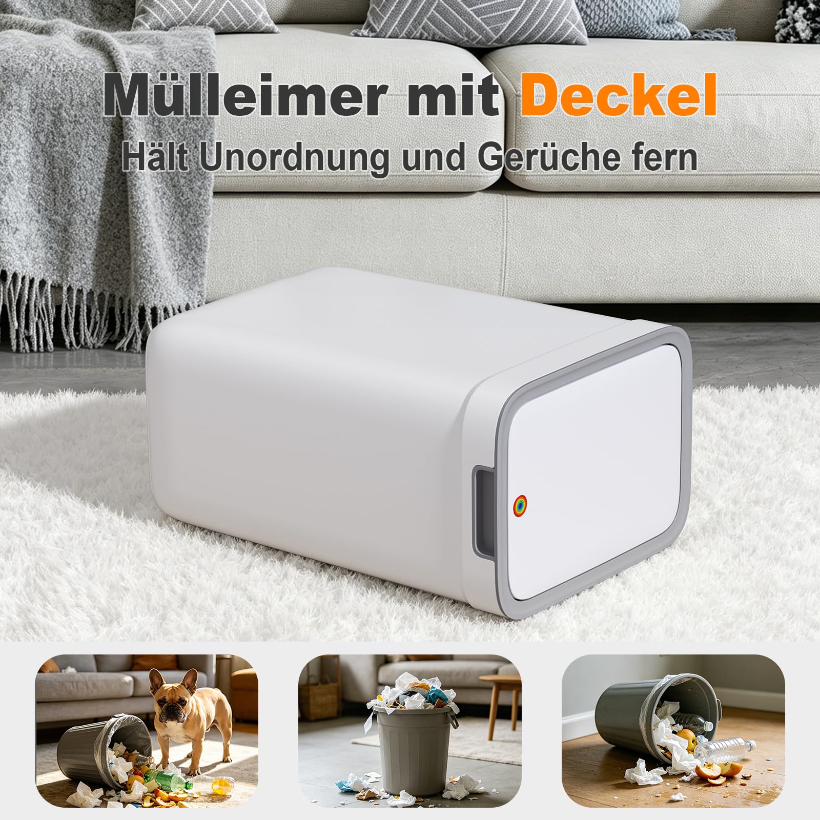 mopup-trash-cans-m-lleimer-medium-9-l-mit-deckel-schmal image 3